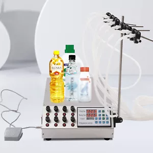 8-Head Semi-automatic Liquid Filling Machine Electric Perfum Bottle Filler LCD - Picture 1 of 11