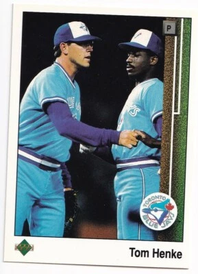 1989 Upper Deck #264 Tom Henke Toronto Blue Jays - Image 1 of 2