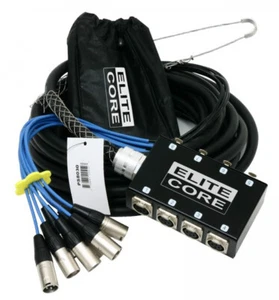 Elite Core 8 Channel 30' ft Pro Audio Stage Cable XLR Mic Sub Snake - PS8030 - Picture 1 of 1