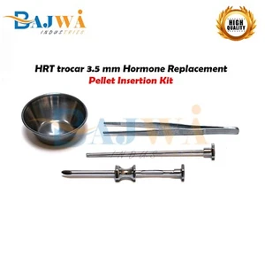 HRT Trokar 3,5 mm Hormon Ersatz Pellet Einsetzset neue Instrumente - Bild 1 von 8