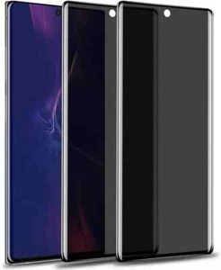 2Pcs Privacy Anti-Spy Tempered Glass Screen Protector For Samsung Galaxy Note 20 - Picture 1 of 2