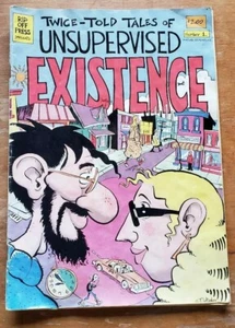 TWICE-TOLD TALES OF UNSUPERVISED EXISTENCE #1 UNDERGROUND COMIX 1989 LABAN..NICE - Picture 1 of 4