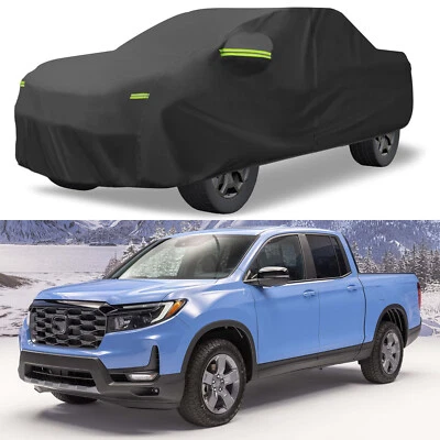 Cubierta de camioneta exterior lluvia polvo protector UV para Honda Ridgeline 2006-2025 Foto 1 de 4
