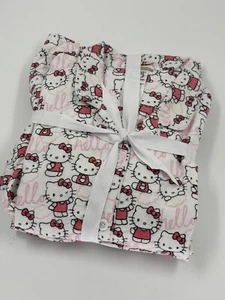 New POTTERY BARN TEEN Hello Kitty® Organic Flannel Pajama Set-Large - OPEN BOX - Picture 1 of 4
