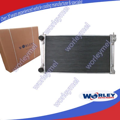 Aluminum Radiator Golf MK1 MK2 GTI Scirocco Rabbit Cabriolet 1.6L 1.8L 8V For VW - Image 1 of 4