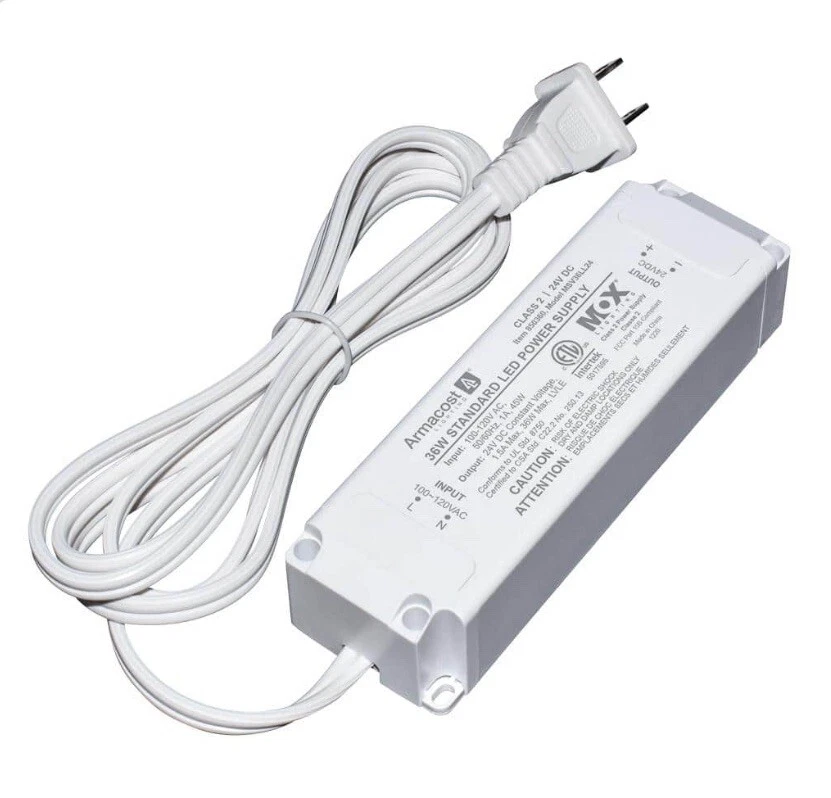 Armacost Lighting 850360 24 Volt LED Power Supply, White - Image 1 of 1