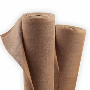 50m x 1m jute fabric 305g/m2 jut mat garden jute jute fabric sack lines jute tape - Picture 1 of 7