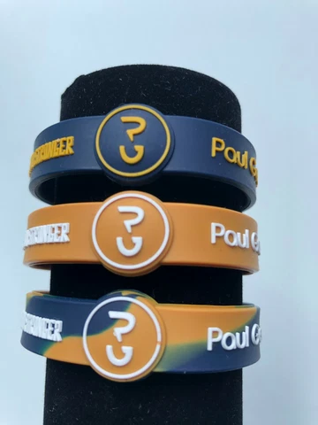 Paul George  Basketball Bracelet Silicone adjustable Wristband Rubber Cover