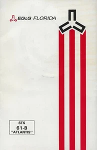 SPACE SHUTTLE STS 61 B  NASA CONTRACTOR EG&G THANK YOU PATCH  - Picture 1 of 2