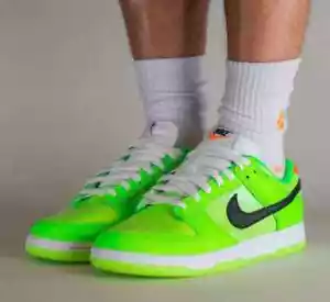 Nike Dunk Low SE FJ4610 702 Volt/Black-Total Orange New Men's Size 9 - Picture 1 of 13