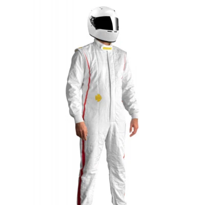 Momo Fireproof Racing Suit - PRO LITE - White (FIA Approved) - Image 1 of 4