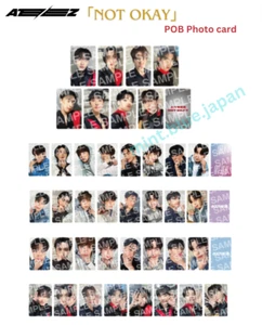 ATEEZ JAPAN NOT OKAY POB Photo card ATINY JPFC Solo UMS Tower R HMV photo card - Picture 1 of 6