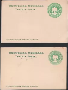 MEXICO, 1903. Post Cards PC114, T I - II, Mint - Picture 1 of 1