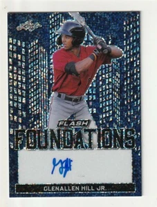 glenallen hill jr 2019 leaf flash foundations auto 37/50 diamondbacks - Picture 1 of 2
