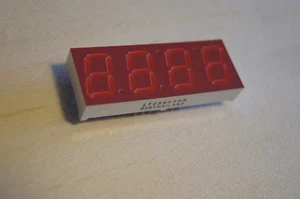 7-Segmente Anzeige LTC5653 HR 4-stellig  ROT   (2) - Bild 1 von 2