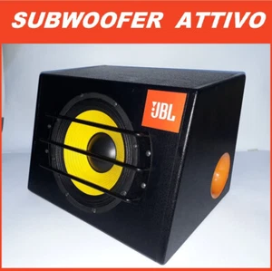 BOX AMPLIFICATOATTIVO 800 WATT SUBWOOFER ATTIVO AMPLIFICATORE INTEGRATO WEB AUTO - Foto 1 di 10