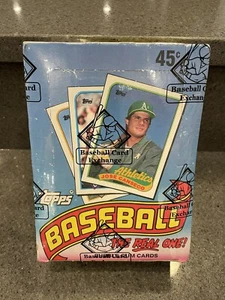 1989 Topps Baseball Wax Box BBCE FASC - Possible Randy Johnson Craig Biggio - Picture 1 of 6