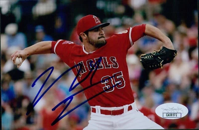 Nick Tropeano Los Angeles Angels Signed 4x6 Glossy Photo JSA Authenticated - Image 1 of 2