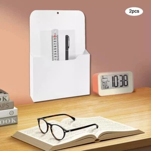 2 Pack Magnetic File Holder - Paper Holder, Pocket Organizer,Hanging Wall File O - Picture 1 of 13