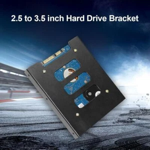 1x 2.5 inch to 3.5 inch SSD HDD Mounting Adapter Hard Drive Holder Bracket - Bild 1 von 5