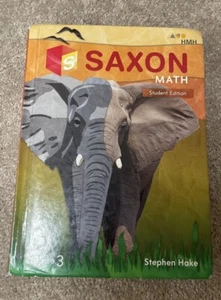 Saxon Math Course 3 Student Text (2018 Edition) Hardback HMH Middle School - Bild 1 von 3