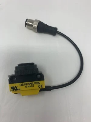 Banner Engineering QS18VP6LVQ5 Photoelectric Switch Polarized Retro 10-30VDC PNP - Image 1 of 4