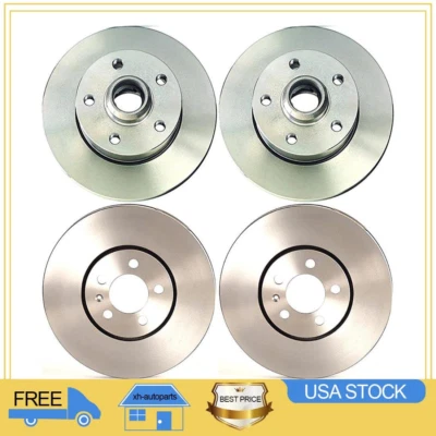 Se adapta a Volkswagen Corrado 1994 rotores de freno delanteros + traseros - Premium OE XH Foto 1 de 4