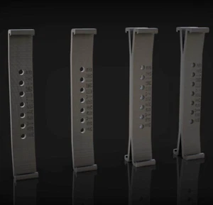 Kennzeichen Clips C X Halter vorne hinten Anhänger Wohnwagen KFZ Push&Lock - Bild 1 von 14