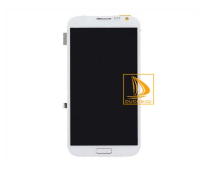 F Samsung Galaxy Note2 N7100 Full LCD Display Touch Screen Digitizer Frame White - Image 1 of 3