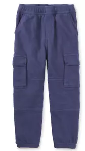 TEA COLLECTION Jersey Knit Cargo Pants - Indigo - NWT Boys 7 - Picture 1 of 2