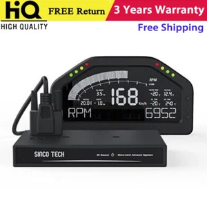 DO926NB Multifunctional Racing Dashboard + Seven Color Backlight 9V-16V 9000RPM - Picture 1 of 9