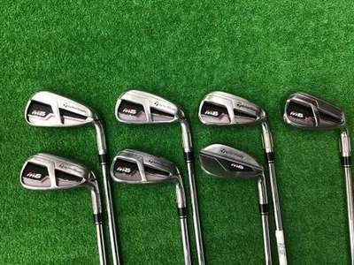 TaylorMade M6 Iron Set 5-9,Pw,Sw 7pc Flex Stiff REAX 85 Steel Steel - Image 1 of 4