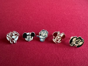 1970's, Walt Disney, (5) Plastic Ring Set (Scarce / Vintage) Mickey Mouse - Picture 1 of 2