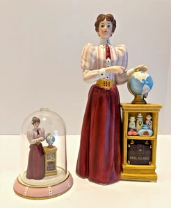 Avon 2010-2011 Mrs Albee Presidents Club Award Figurine with Matching Mini Dome - Picture 1 of 14