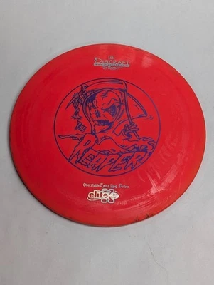 Discraft Elite X Reaper Disc Golf Driver 167g PFN Wixom Skinny Tooled Red/Orange - Image 1 of 4