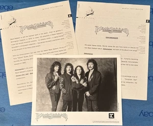 BLACK SABBATH 1992 DEHUMANIZER ALBUM PRESS KIT + PHOTO — DIO IOMMI BUTLER - Picture 1 of 1