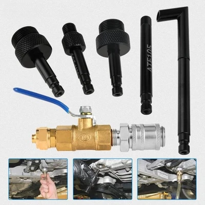 Automatic Filling Transmission Fluid Oil Filler Adapter & Shut Off Valve Kit — 第 1/4 张图片