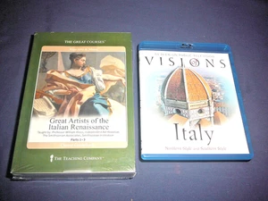 Teaching Co Great Courses DVD GREAT ARTISTS of the ITALIAN RENAISSANCE + bonus - Picture 1 of 2