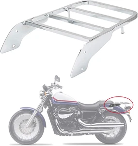 Portapacchi Posteriore Solo Seat Sissy Bar Portapacchi Cassetta Attrezzi Cargo Supporto Pannello - Foto 1 di 7