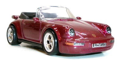 LOOSE 2025 HOT WHEEL PURPLE PORSCHE 911 TURBO CABRIOLET WHEEL SWAP REAL RIDERS - Image 1 of 4
