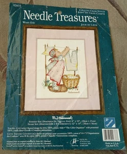 Needle Treasures Cross Stitch Kit - "Wash Day" M J Hummel (see description) - Picture 1 of 2