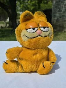 R.D. 1981 vintage Peluche seduto Dakin Garfield United in primo piano sindacato 6,5" - Foto 1 di 6