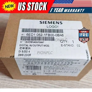 New Siemens 6ED1052-1FB00-0BA6 6ED10521FB000BA6 LOGO 230 RC logic module - Picture 1 of 2