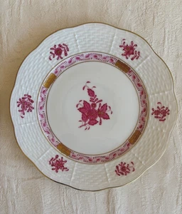 Herend Vintage 6 Chinesische Bouquest Himbeere Teller 6 1/2" - Bild 1 von 3