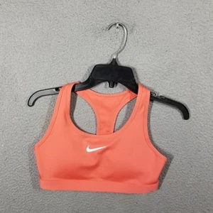 Nike Women's Swoosh Small Sports Bra Racerback Ladies Athletic Medium Support - Picture 1 of 10