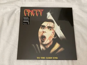 Cancer to The Gory End Record LP Limited Edition Yellow Vinyl Sealed - Picture 1 of 2