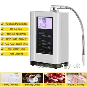 6000L Alkaline Acid Water Ionizer Filter Home Water Purifier Machine PH3.5-10.5 - Picture 1 of 11
