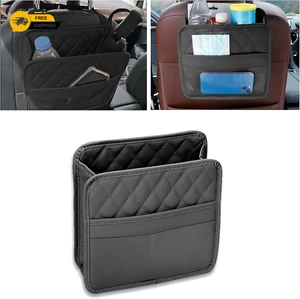 Organizzatore Sedile Schienale Auto, Impermeabile Pelle PU Sedile Auto Schienale Appeso Borsa, Multi - Foto 1 di 14