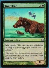 River Bear FOIL 9th Edition PLD Green Uncommon MAGIC CARD (ID# 119768) ABUGames
