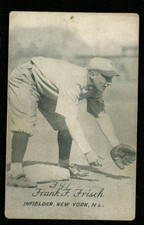 1921 Exhibits Frankie Frisch HOF w/ Stamp